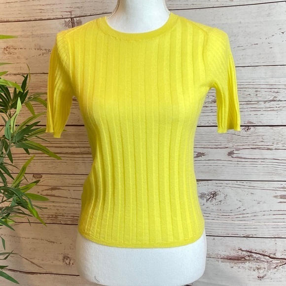 VINCE Elbow Sleeve Cashmere Pullover NWT - Picture 11 of 16